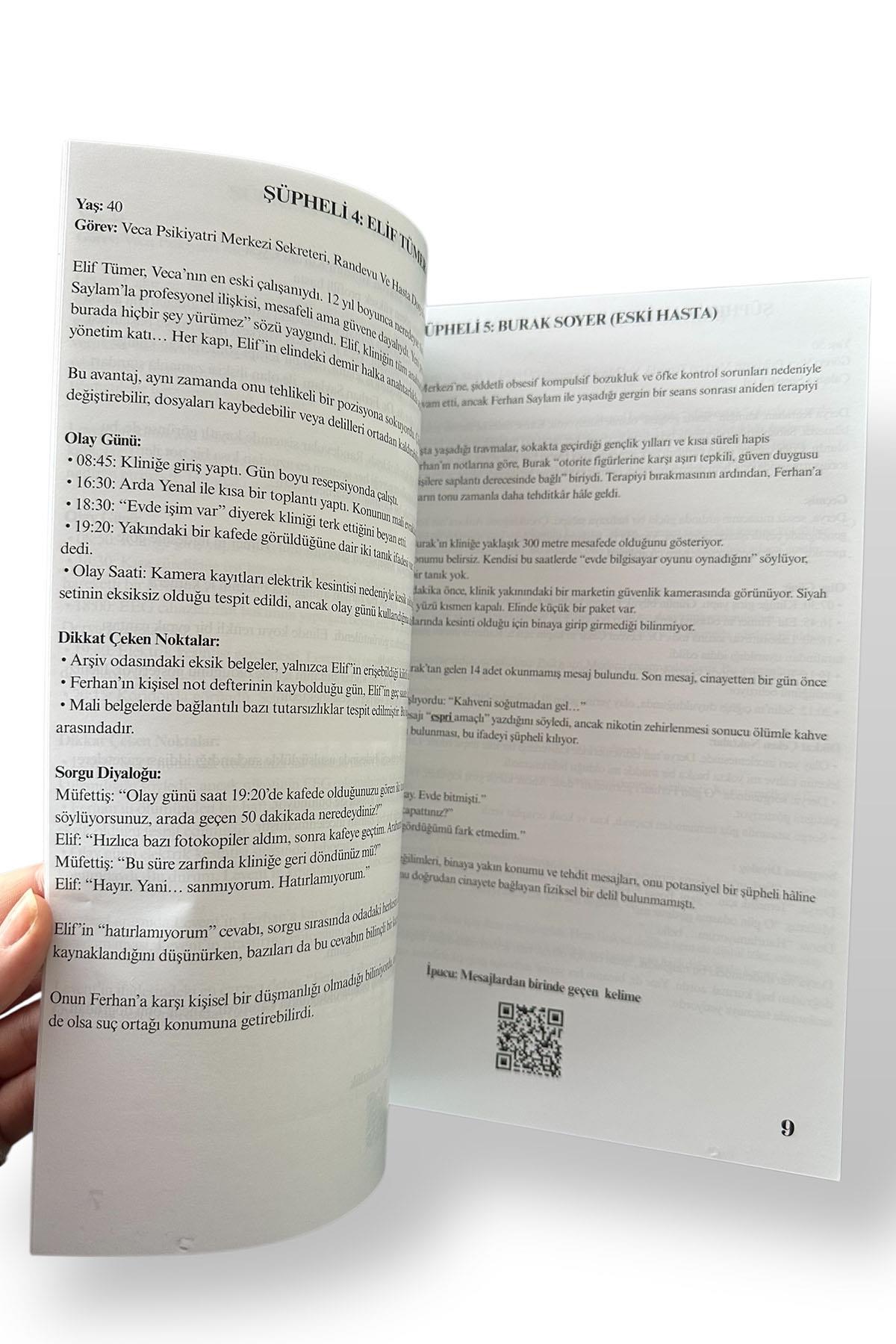 Dedektiflik Cinayet Çözme Oyunu - Kanlı Psikiyatrist Dosyası