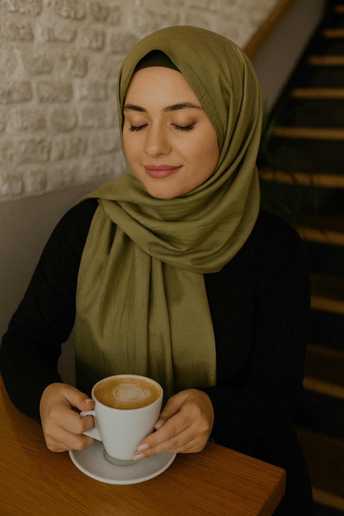 Yeşil Renk Tafta Şal