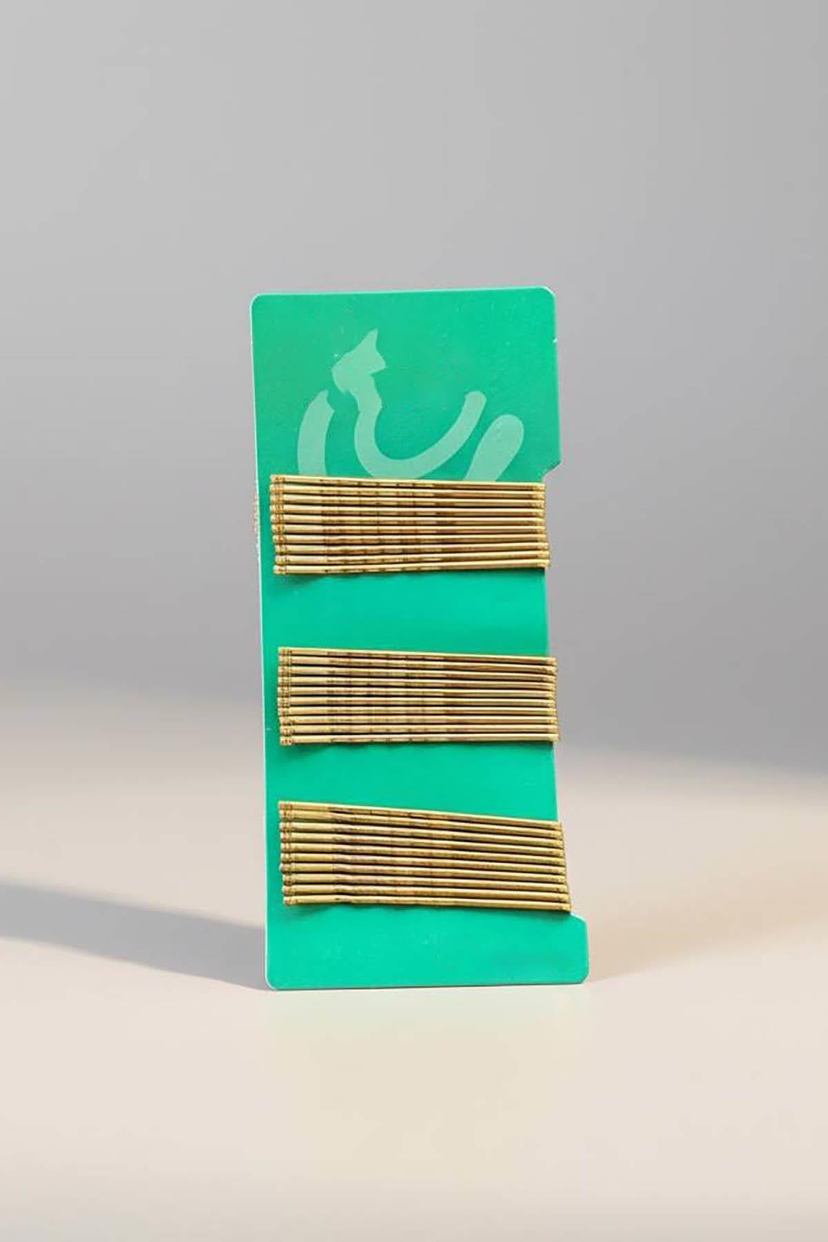 30lu Altın Renk Tel Toka