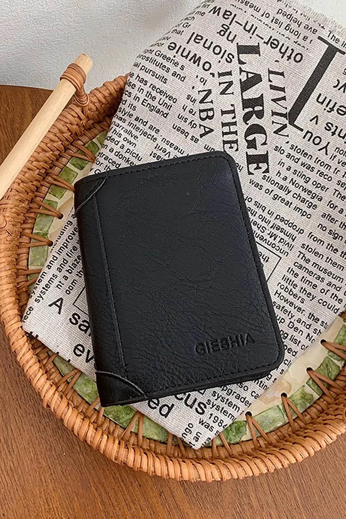 Siyah Renk Cüzdan/Kartlık