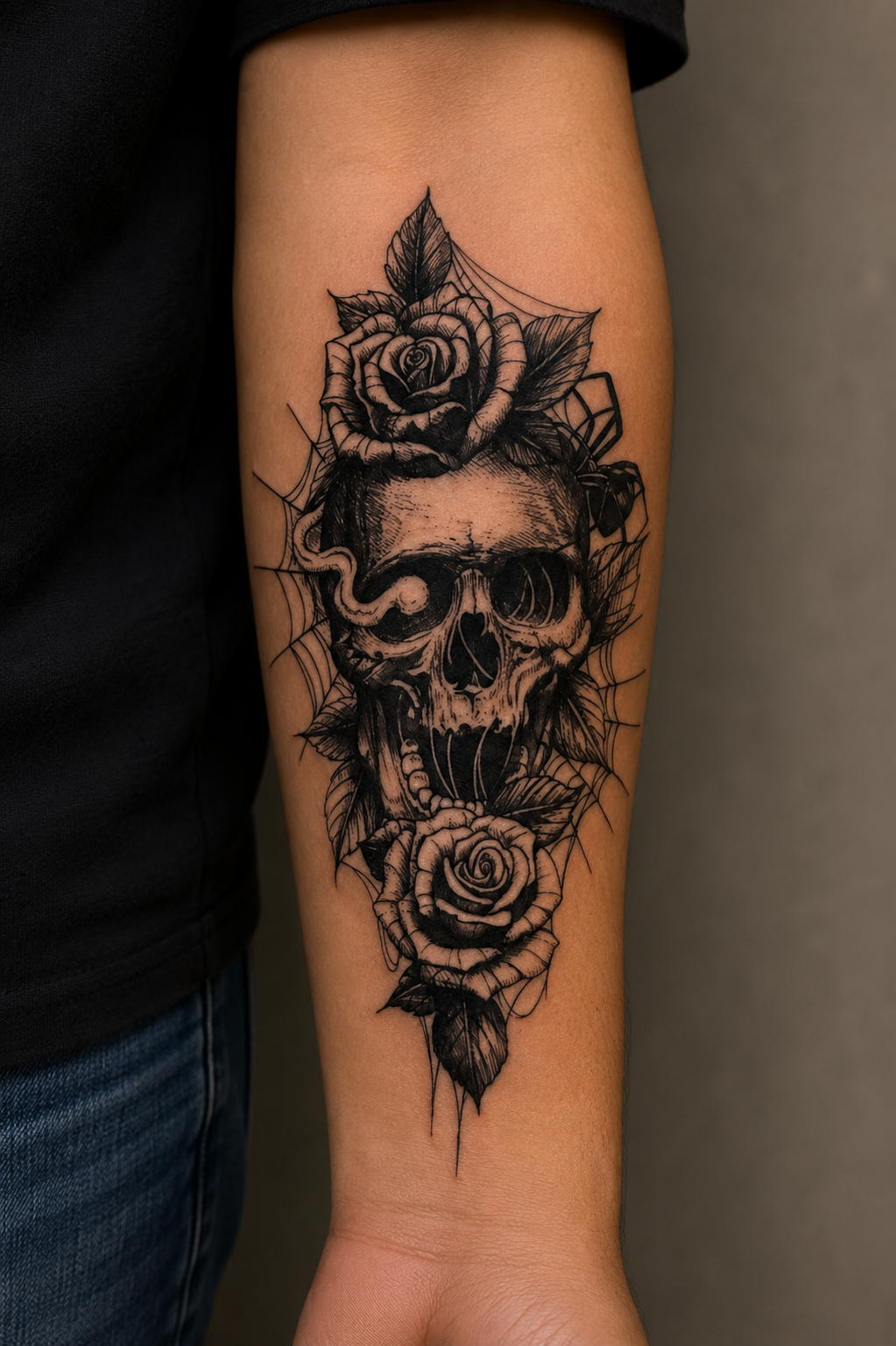 Kurukafa Geçici Dövme Tattoo