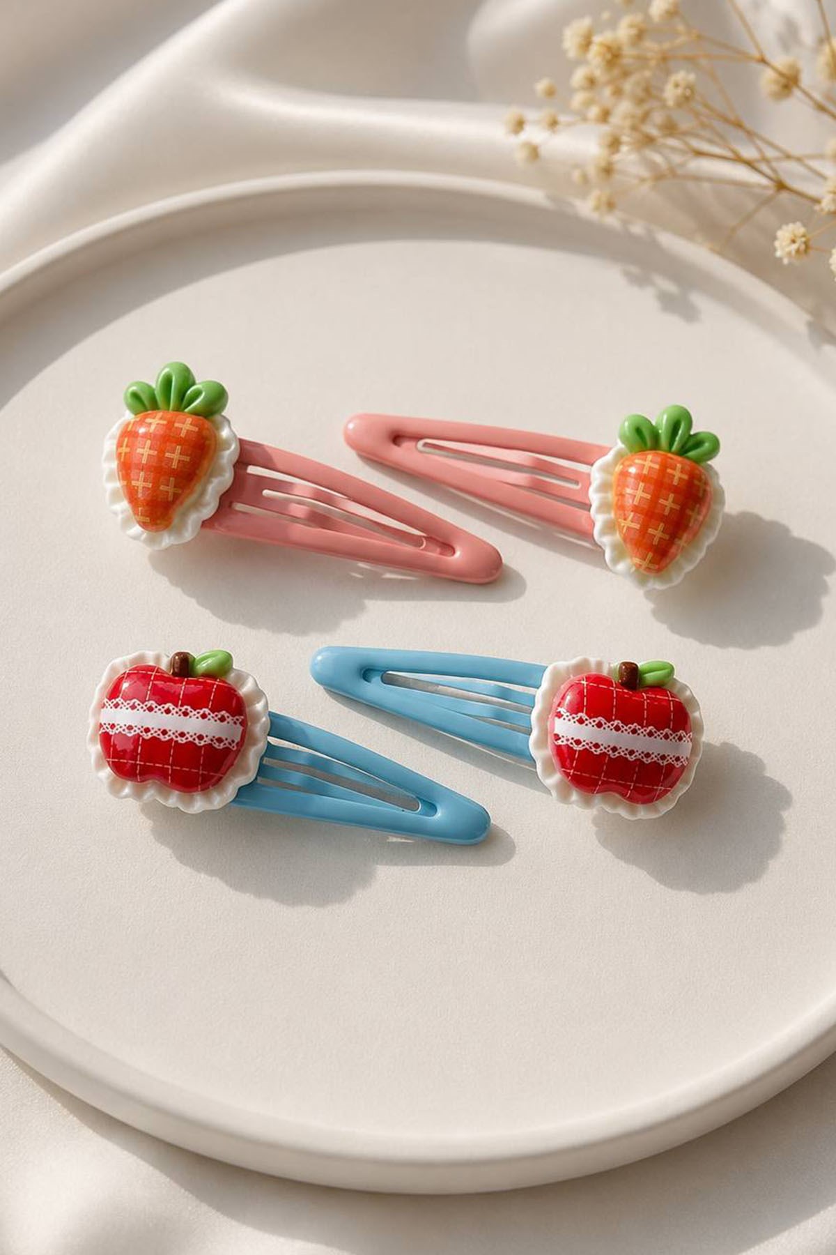 20li Karışık Renk Yan Toka Set