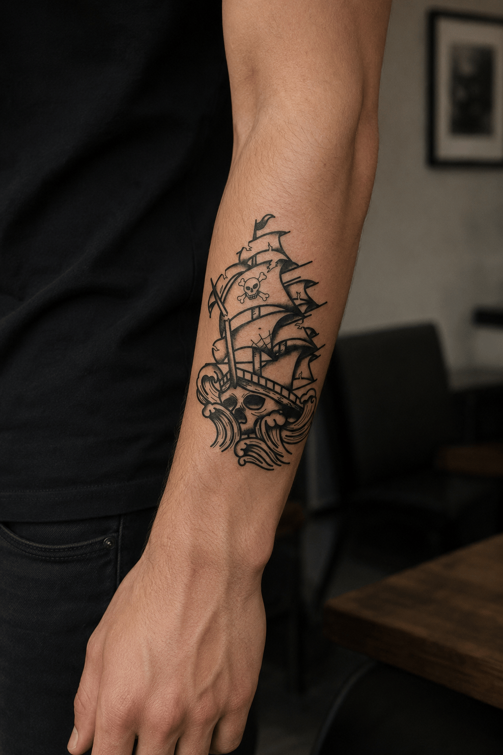 Gemi Mini Geçici Dövme Tattoo