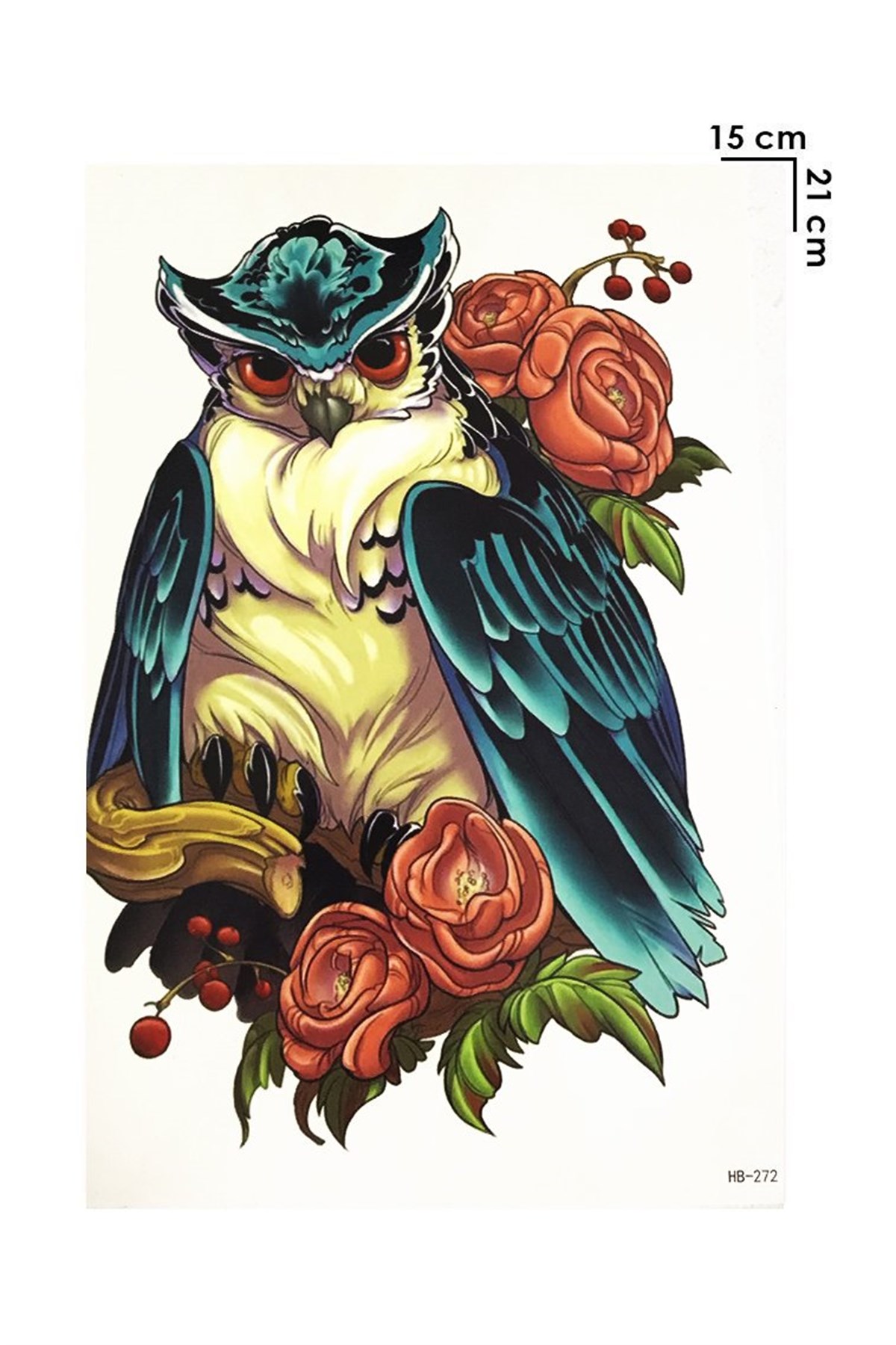 Temporary Owl Tattoo Tattoo