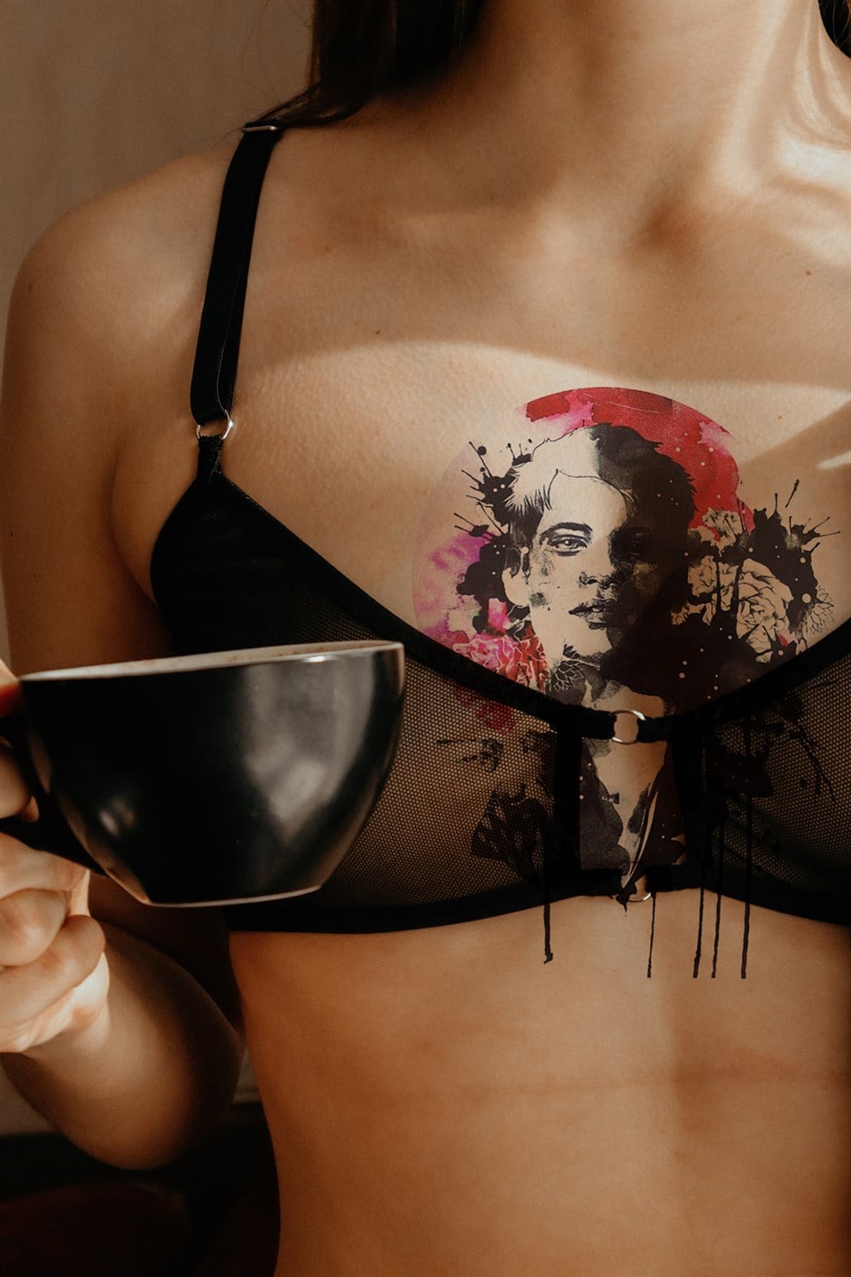 Temporary Male Model Tattoo Tattoo