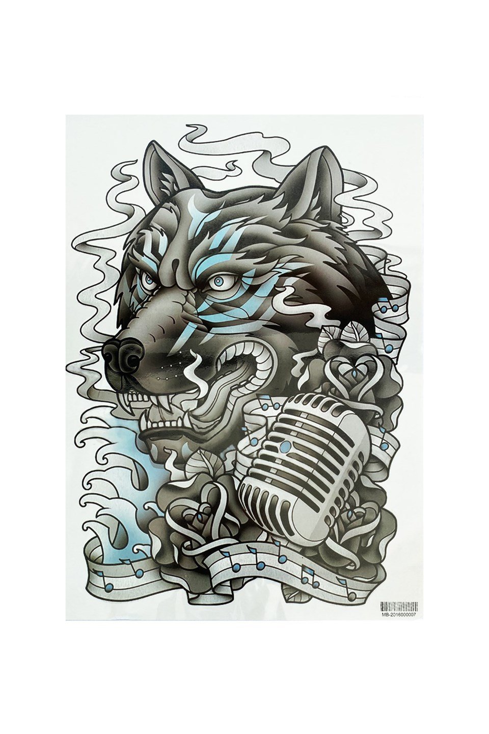 Geçici Kaplan Modelli Sırt Dövme Tattoo