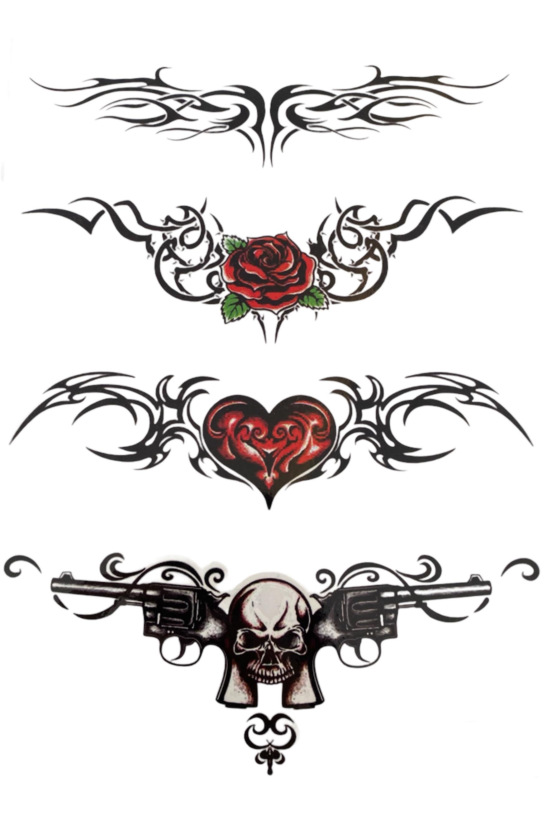 Geçici Karışık Figür Dövme Tattoo