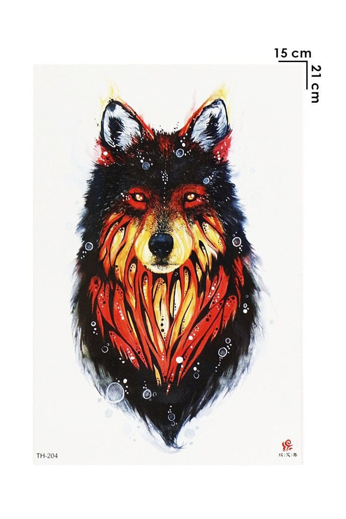 Geçici Kurt Dövme Tattoo