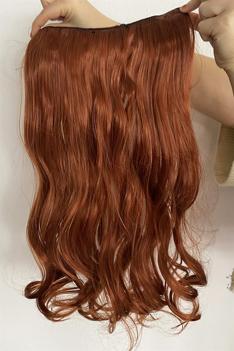 Isıya Dayanıklı Yarım Ay Saç Bakır / 70Cm / Dalgalı / 140Gr (13#)