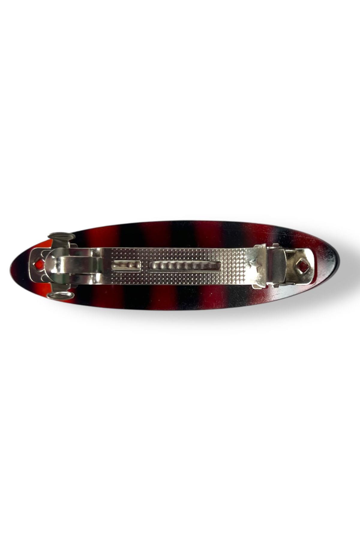 Kahverengi Leopar Desenli Otomat Toka
