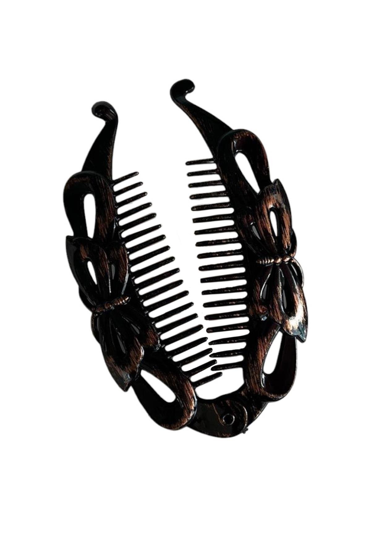 Karışık Renk Antik Desenli  Muz Toka