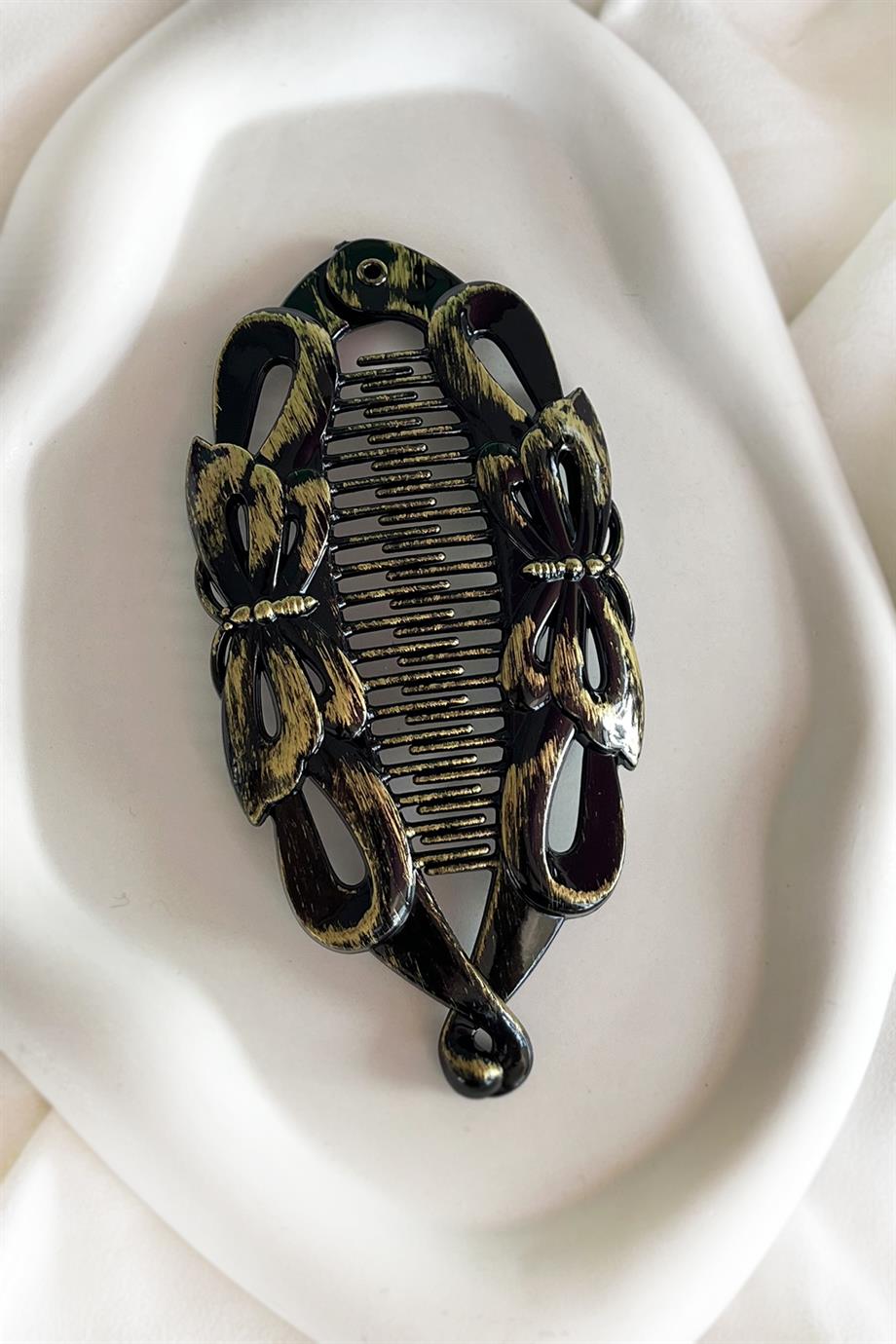 Karışık Renk Antik Desenli  Muz Toka