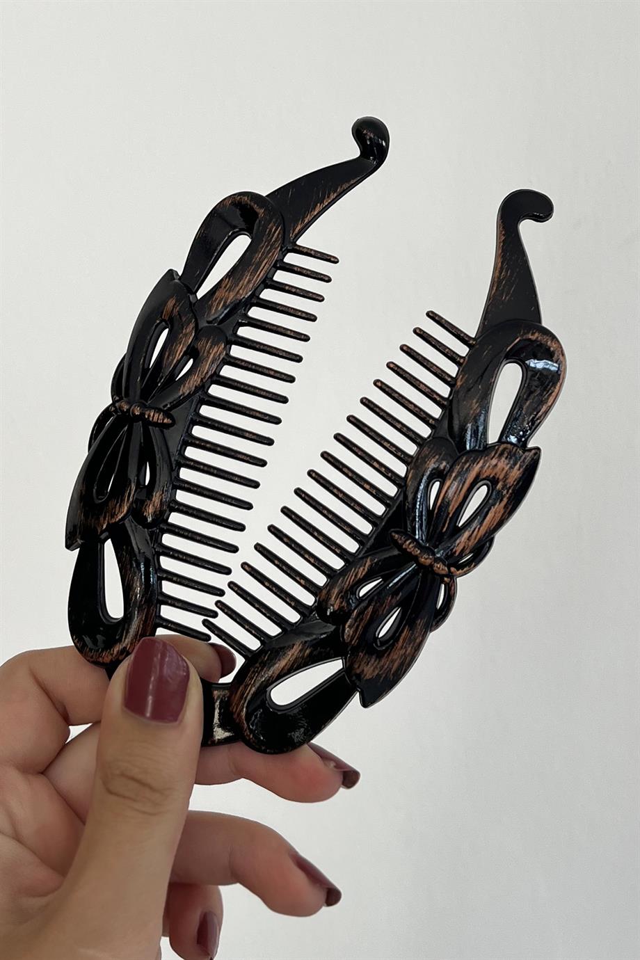 Karışık Renk Antik Desenli  Muz Toka