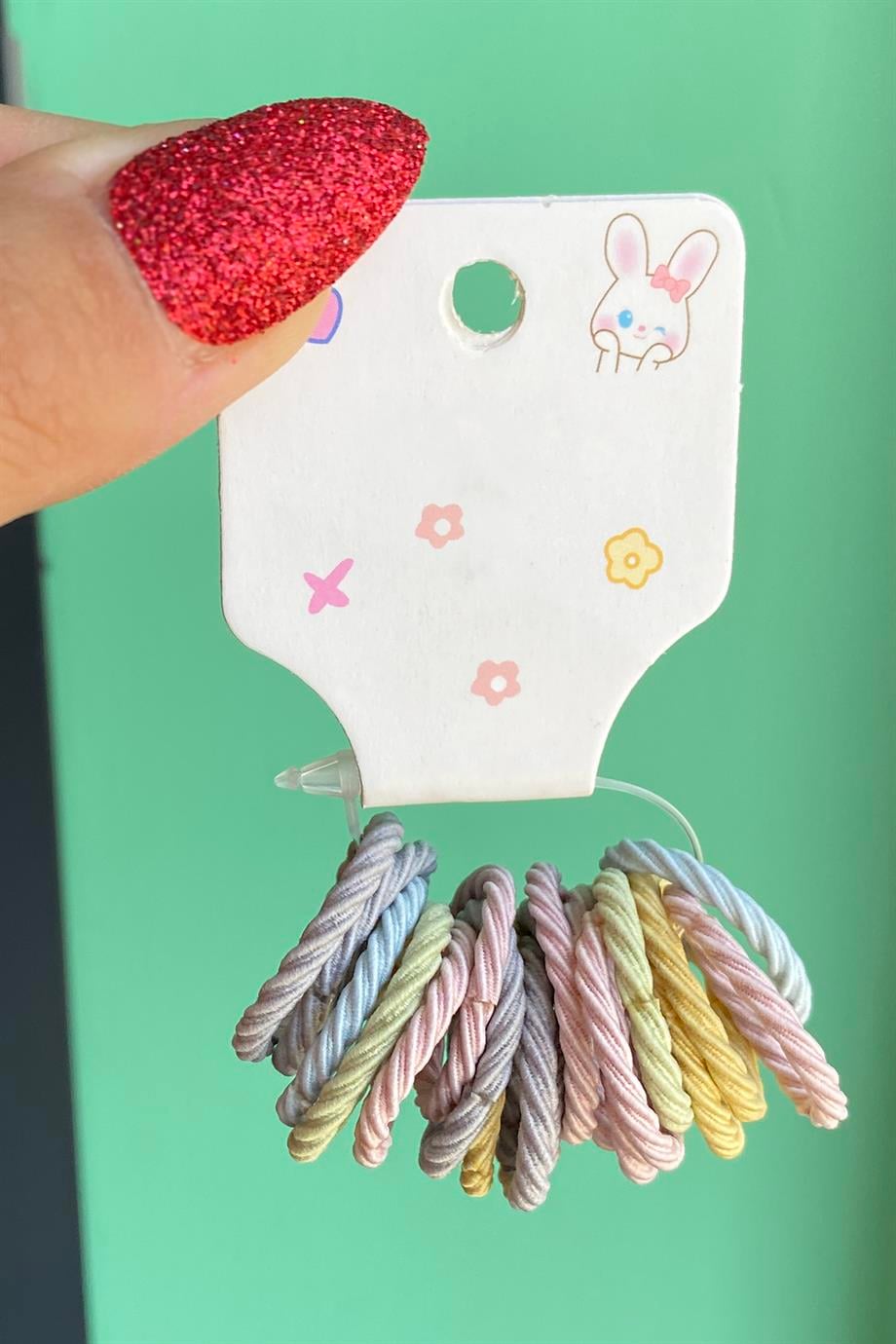 Karışık Renk Lastik Toka Set (Küçük Boy)
