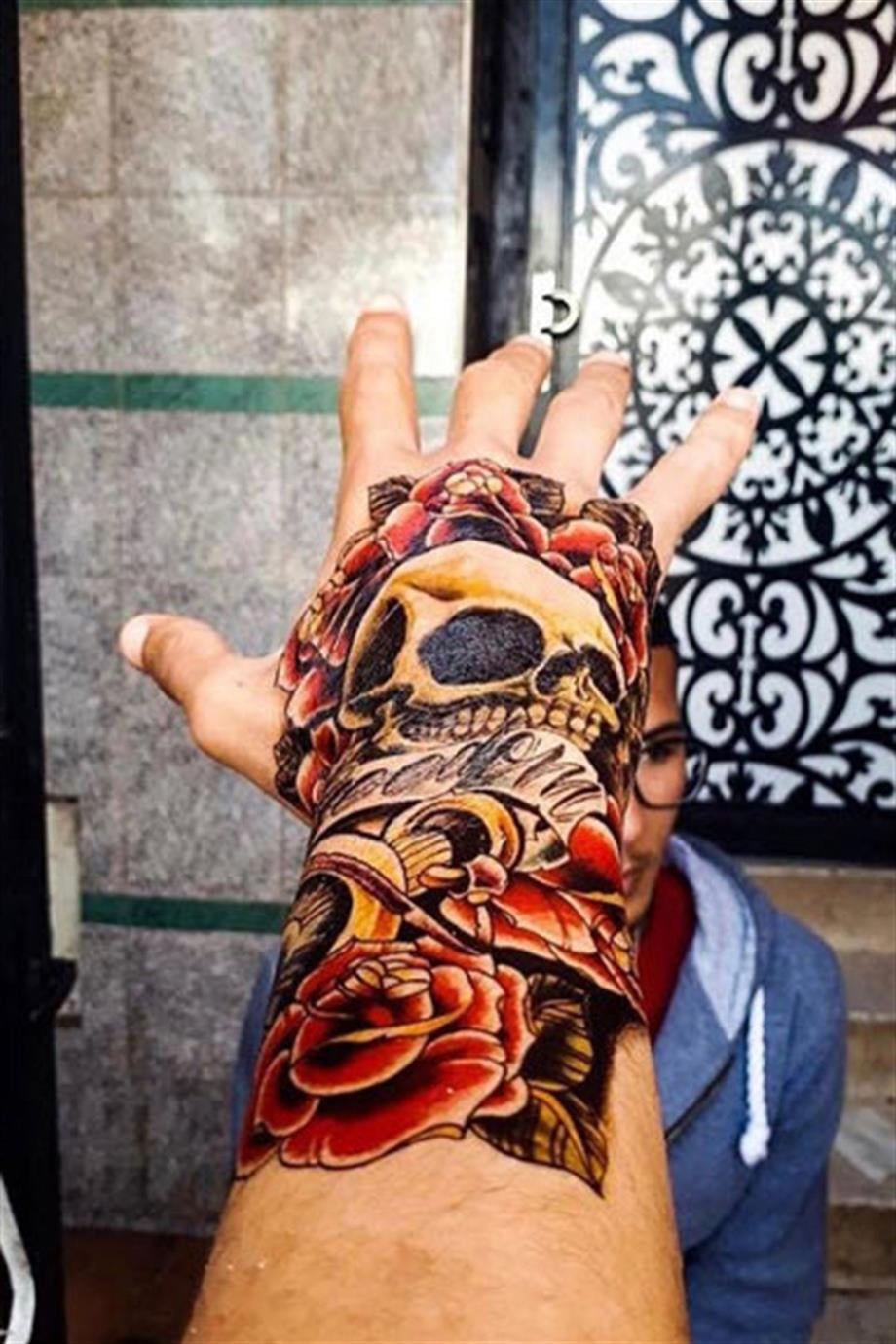 Kurukafa Geçici Dövme Tattoo