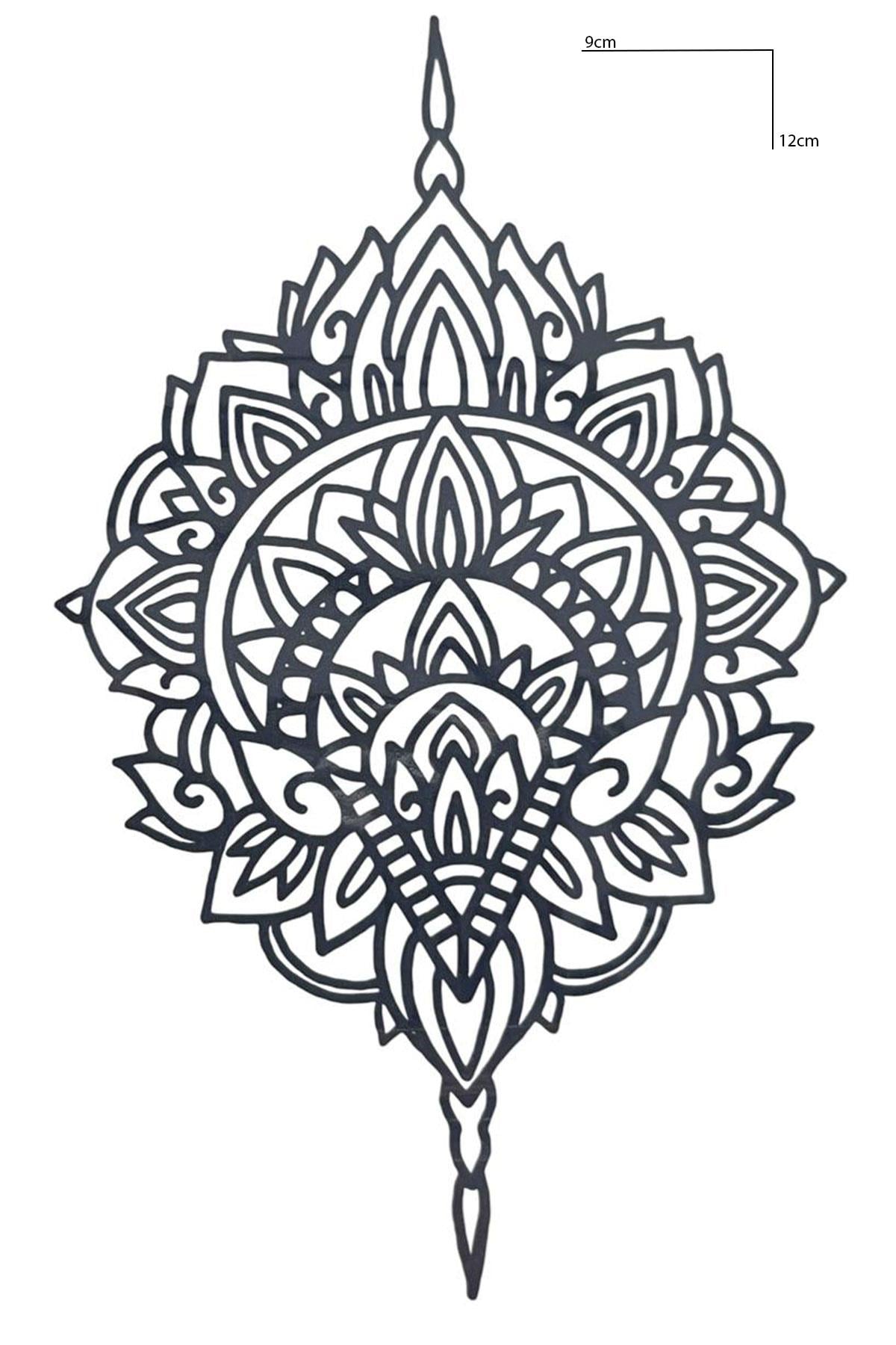 Motif Figürlü 12 Saat Sonra Kararan Geçici Dövme Tattoo
