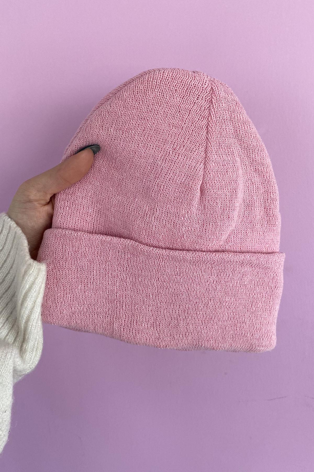 Pembe Renk Bere/ Şapka