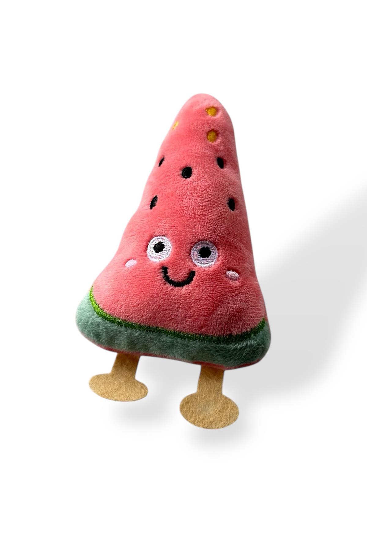 Pembe Renk Karpuz Figürlü Rozet / Toka