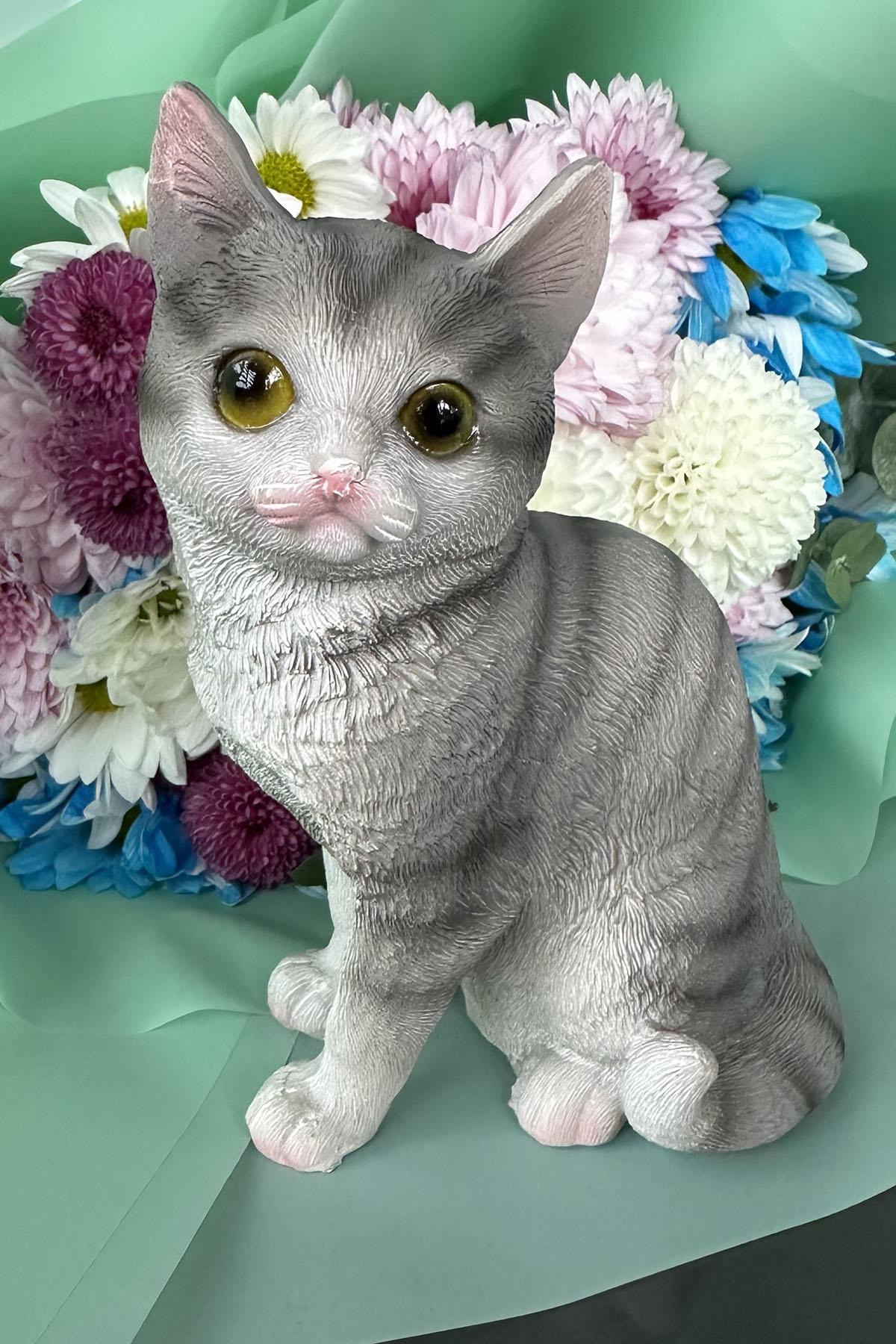 Süs Eşyası Kedi Figürlü Biblo