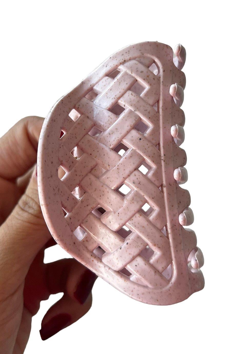 Toz Pembe Renk Mandal Toka
