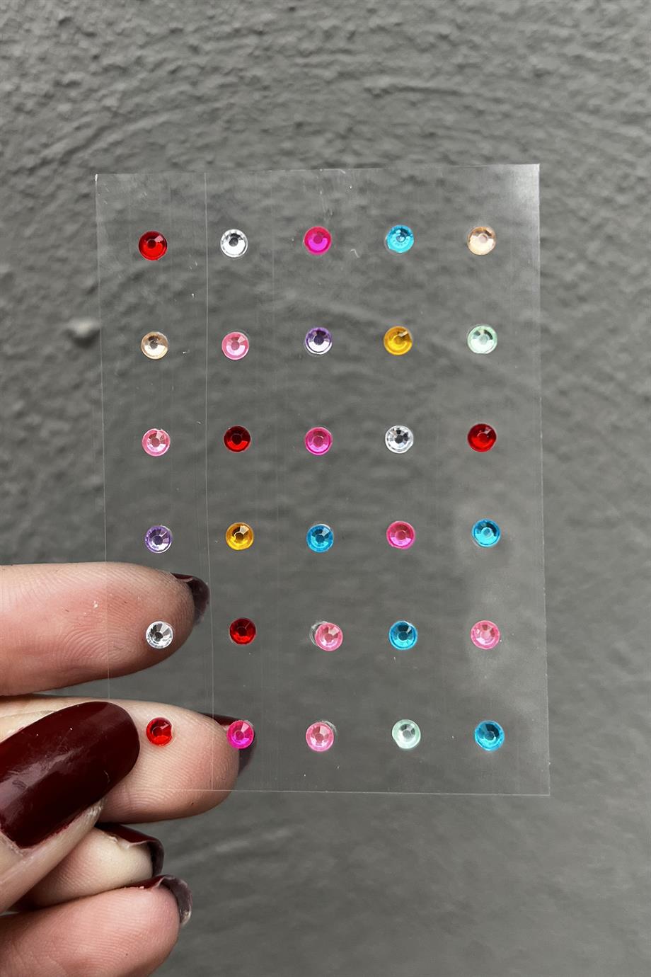 Vücut Ve Yüz Taşı/ Karışık Renk Sticker