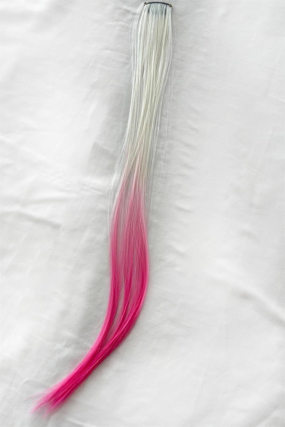 Yan Çıt Çıt Postiş / 2 Renk Ombre / 50 Cm