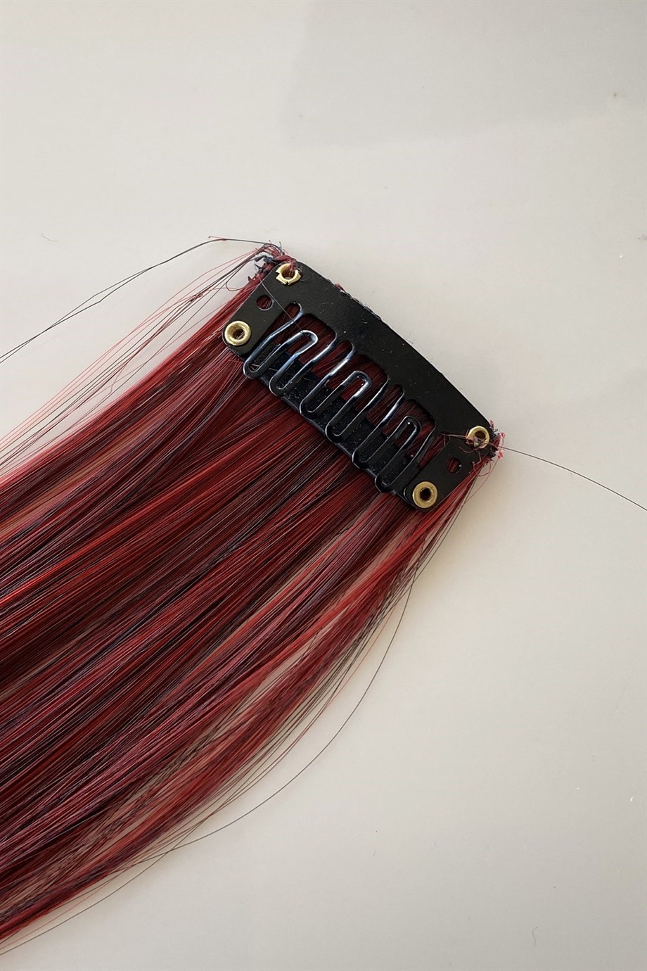 Yan Çıt Çıt Postiş / Ombre iki Renkli / 50 Cm
