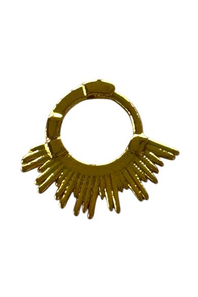  Altın Renk Cerrahi Çelik Halka Tragus/Kıkırdak Küpe/Piercing (Tek)