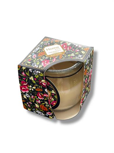  Beyaz Renk Bardakta Kokulu Dekoratif Mum