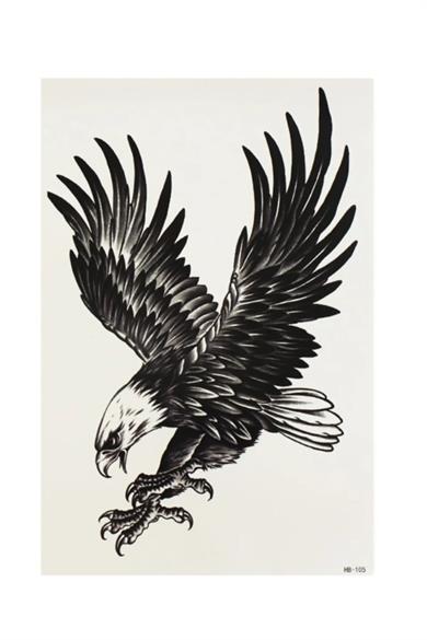  Geçici Kartal Dövme Tattoo