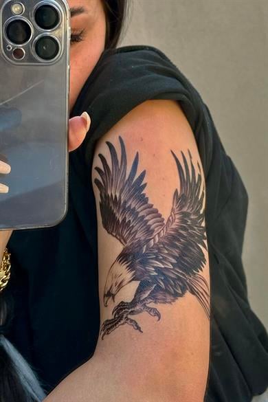  Geçici Kartal Dövme Tattoo