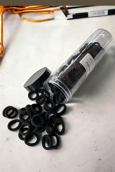  Siyah Renk Lastik Toka Set 