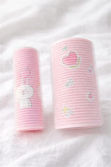 Pembe Renk İkili Bigudi