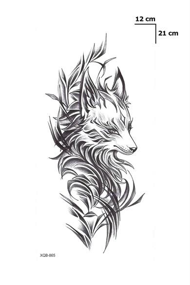 Tilki Geçici Dövme Tattoo