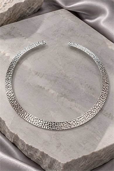 Gümüş Renk YSX Choker Kolye