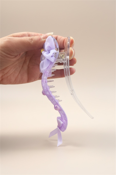 12li Karışık Renk Çiçek Figürlü Pens Toka Set