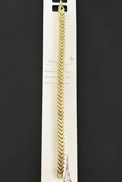 Altın Renk 14K Altın Kaplama VİP Bileklik