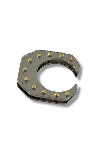 Gümüş Ve Altın Renk Metal Ear Cuff (Çift)