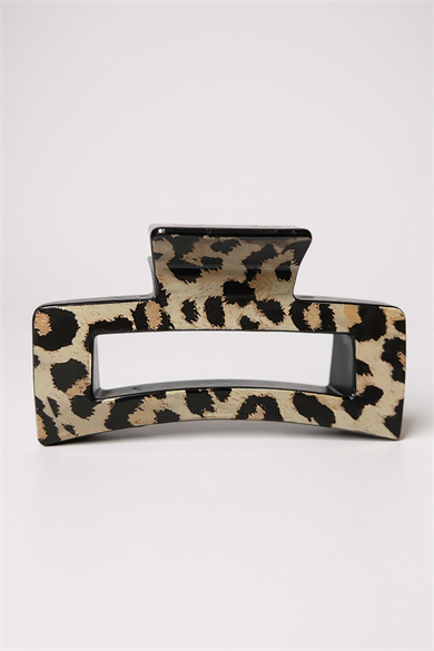 Kahverengi Leopar Desenli Mandal Toka