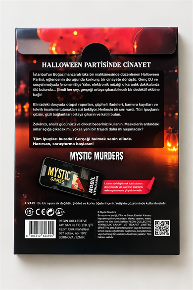 Dedektif Cinayet Çözme Oyunu-Halloween Partisinde Cinayet