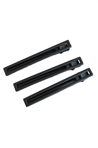 Siyah Renk 3lü Yan Toka Set