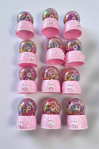 12li Karışık Renk  Lastik Toka Set