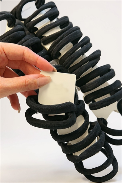 20li Siyah Renk Lastik Toka Set