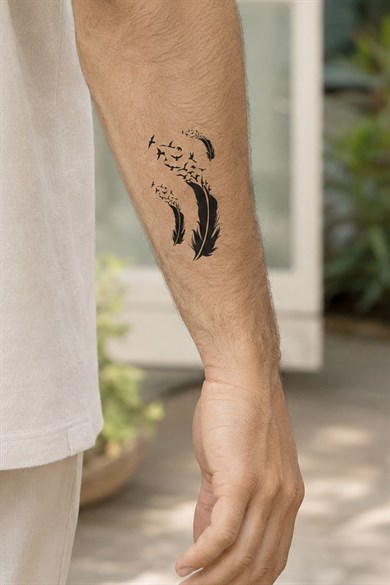 Tüy Geçici Dövme Tattoo