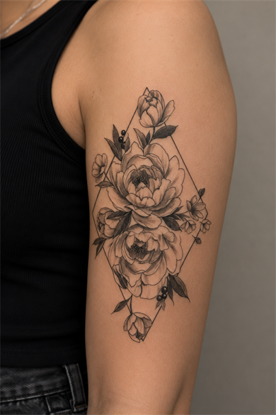 Çiçek Geçici Dövme Tattoo
