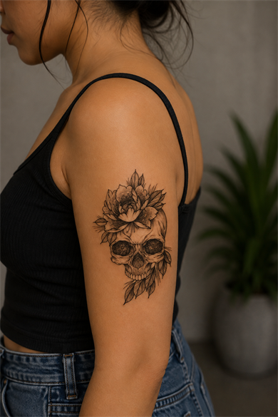 Kurukafa Geçici Dövme Tattoo
