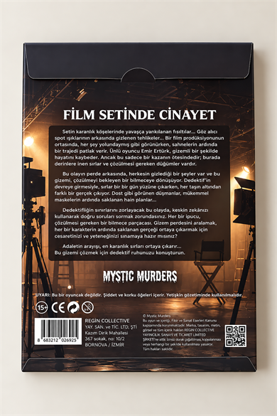 Dedektif Cinayet Çözme Oyunu-Film Setinde Cinayet