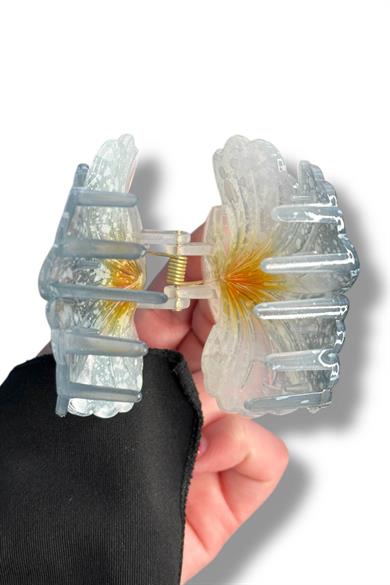 12li Karışık Renk Lotus Figürlü Mandal Toka Set