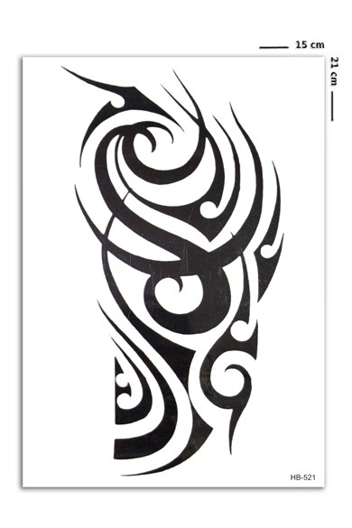 Tribal Geçici Dövme Tattoo