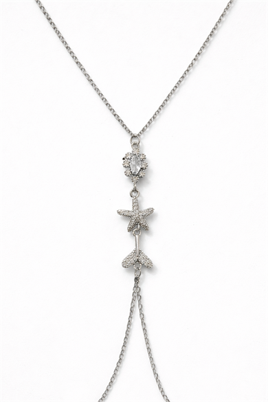 Gümüş Renk Karışık Figürlü Çelik Şahmeran